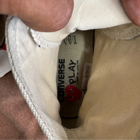 CONVERSE x PLAY Comme des Garçons Chuck 70 Limited Edition - unisex Male 7 Wom 9 - Picture 8 of 10